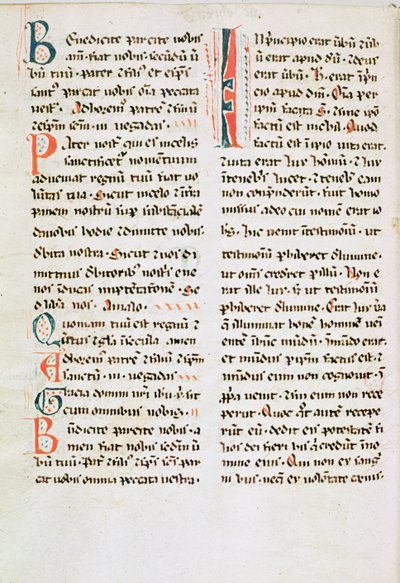 Fragment from a Cathar Manuscript by French School